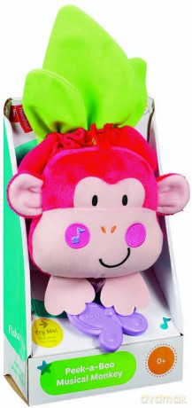 FISHER PRICE Muzyczna małpka - zawieszka do łóżeczka Y3624 [ZABAWKA]