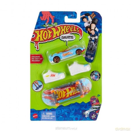 Hot Wheels Skate Deskorolka + buty + auto HGT76