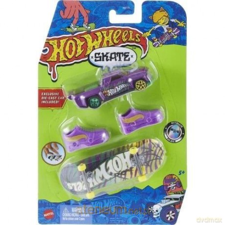 Hot Wheels Skate Deskorolka + buty + auto HNG64