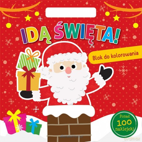 Idą Święta. Blok do kolorowania [KSIĄŻKA]