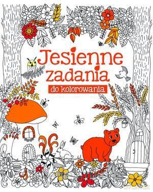Jesienne zadania do kolorowania [KSIĄŻKA]