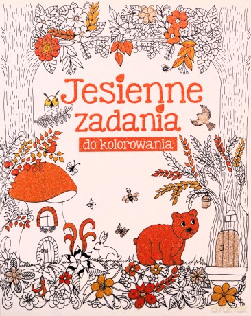 Jesienne zadania do kolorowania [KSIĄŻKA]