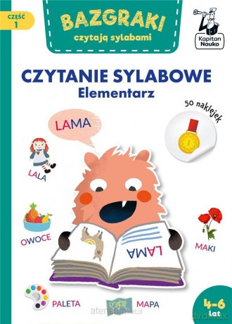 Kapitan Nauka Bazgraki czytają sylabami Elementarz - Zuzanna Osuchowska, Katarzyna Urbaniak, Robert Jasiński [KSIĄŻKA]