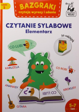 Kapitan Nauka Bazgraki czytają wyrazy i zdania - Zuzanna Osuchowska, Katarzyna Urbaniak, Areta Puchalska [KSIĄŻKA]