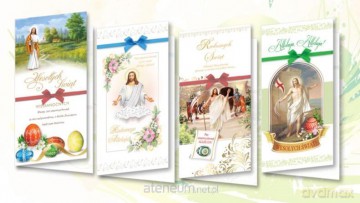 Karnet De Lux Wielkanoc religia MIX (10 szt.)