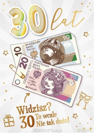 Karnet Urodziny 30