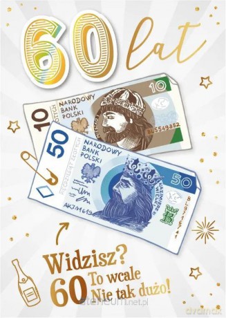 Karnet Urodziny 60