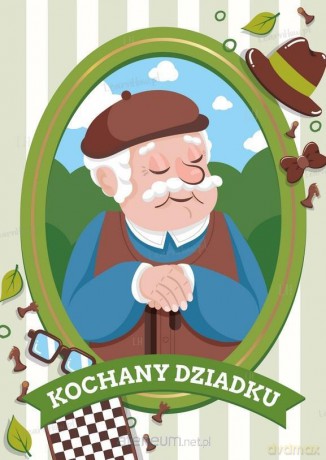 Kartka A6 - Kochany Dziedku (5 szt)