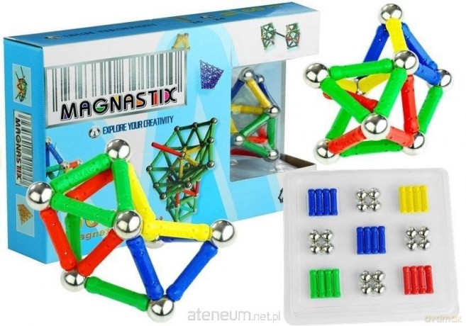 Klocki magnetyczne 60el [KLOCKI]