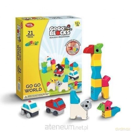 Klocki magnetyczne GO GO 21el [KLOCKI]