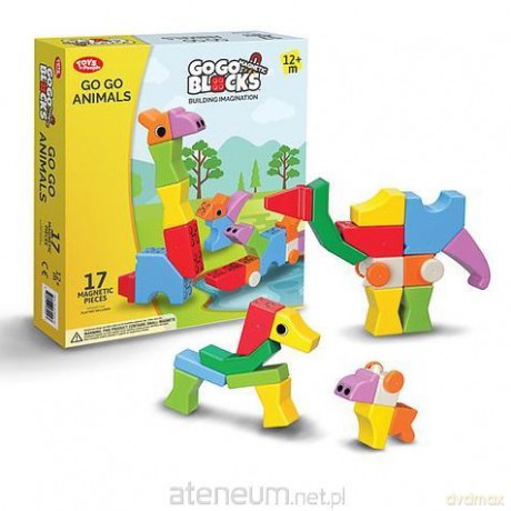 Klocki magnetyczne Zoo 17el [KLOCKI]