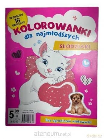 Kolorowanki dla najmłodszych. Słodziaki [KSIĄŻKA]