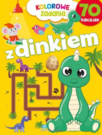Kolorowe zadania z dinkiem [KSIĄŻKA]