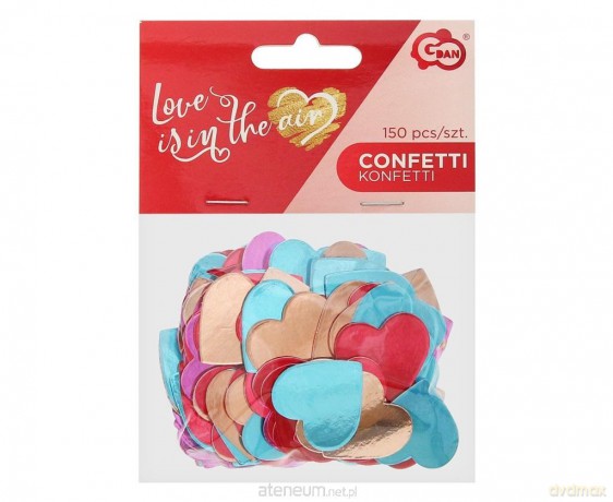 Konfetti papierowe Love 150 szt