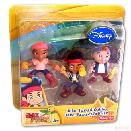 FISHER PRICE Jake i Piraci z Nibylandii, Figurki trzypak W5260 [ZABAWKA]
