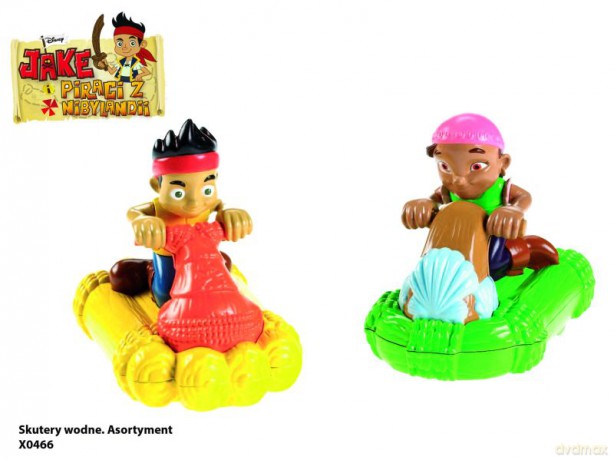 FISHER PRICE Jake i Piraci z Nibylandii Skutery wodne -asort, X0466 [ZABAWKA]