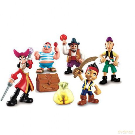 FISHER PRICE Jake i Piraci z Nibylandii, Figurki - pięciopak X5182 [ZABAWKA]