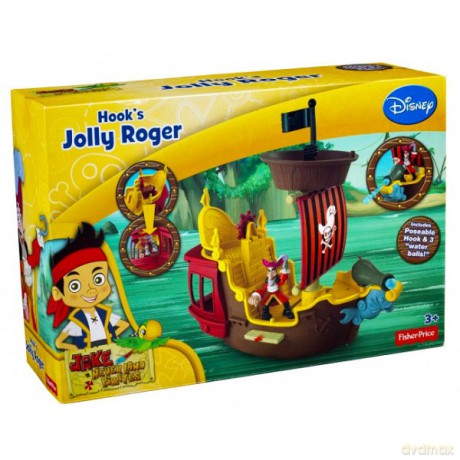 FISHER PRICE Wesoły Roger - statek kapitana Haka (Jake i Piraci z Nibylandii)Y2265 [ZABAWKA]