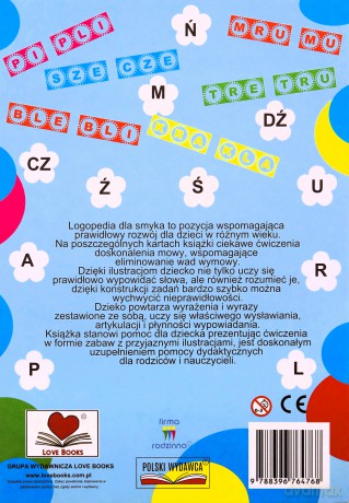 Logopedia dla smyka 3-7 lat - Agnieszka Wileńska [KSIĄŻKA]
