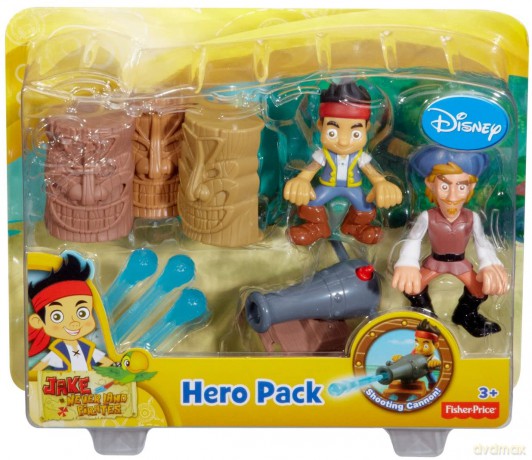 FISHER PRICE Flynn, Jake i akcesoria (Piraci z Nibylandii) Y7818 [ZABAWKA]