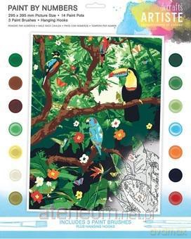Malowanie po numerach - Endangered Rainforest
