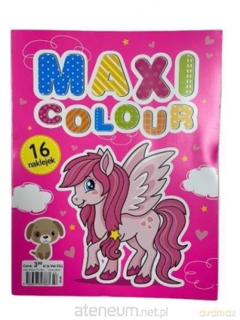 Maxi colour. Jednorożec [KSIĄŻKA]