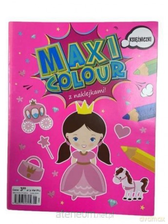 Maxi Colour. Księżniczki [KSIĄŻKA]