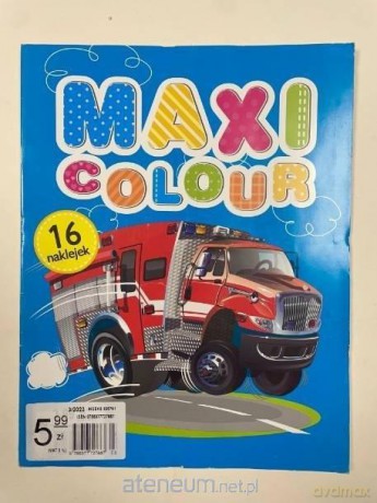 Maxi Colour. Pojazdy [KSIĄŻKA]