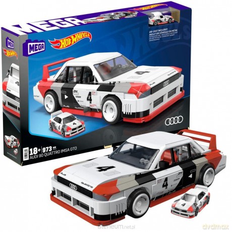 Mega Hot Wheels Audi 90 Quattro IMSA GTO [KLOCKI]