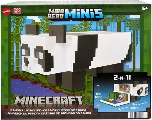 Minecraft Domek zabaw pandy + 2 minifigurki HLL25 [FIGURKA]