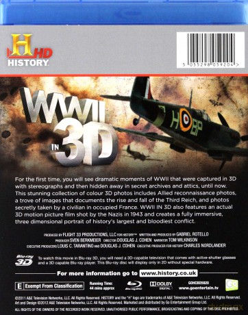 II Wojna Światowa (World War II in 3D) [Blu-Ray 3D]