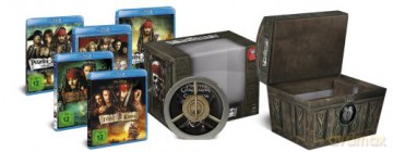 Pirates of The Caribbean - Limited Chest Edition (Piraci z Karaibów) [8xBlu-Ray]+[CD]