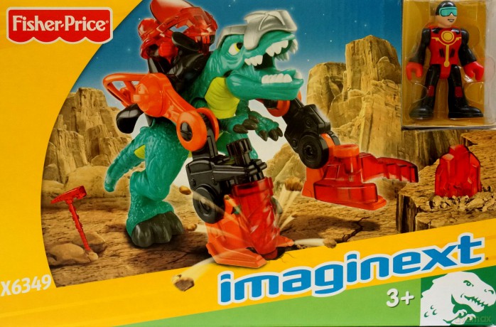 FISHER PRICE Dino tech pterodaktyl/triceratops w602 [ZABAWKA]