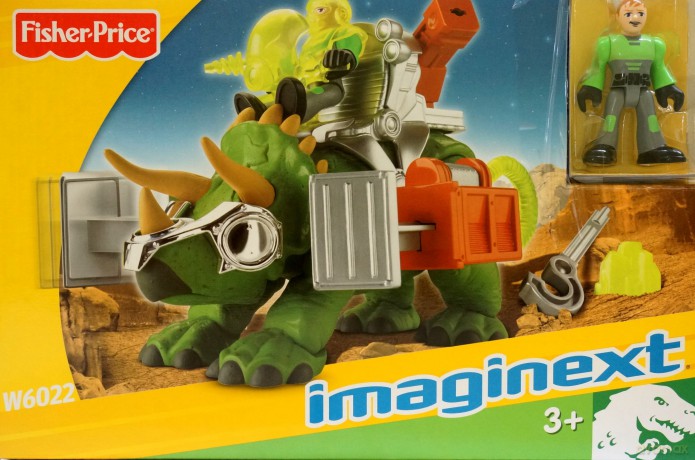 FISHER PRICE Dino tech pterodaktyl/triceratops w602 [ZABAWKA]
