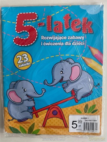 Pakiet 5-latek + kolorowamka MIX [KSIĄŻKA]