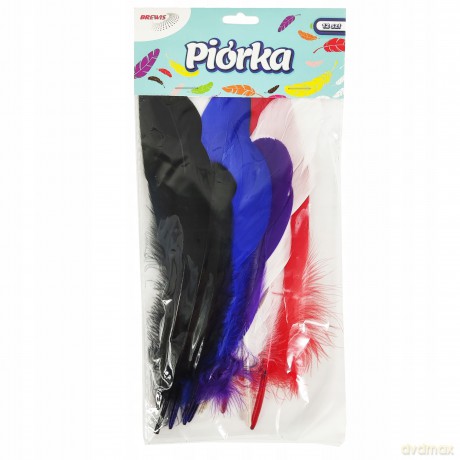 Piórka gęsie jaskrawe 15-20 cm