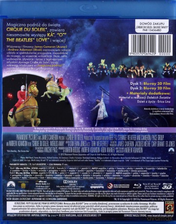 Cirque Du Soleil: Dalekie Światy 3D [Blu-Ray 3D]+[Blu-Ray]