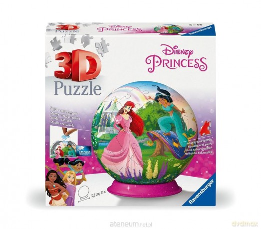 Puzzle 3D Kula: Księżniczki Disney'a [PUZZLE]
