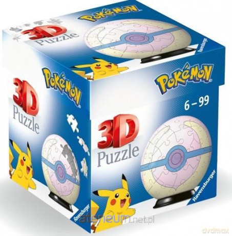 Puzzle 3D Kula: Pokemon Heal Ball [PUZZLE]