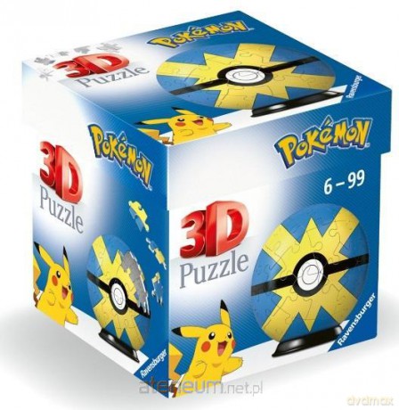 Puzzle 3D Kula: Pokemon Quick Ball [PUZZLE]