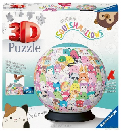 Puzzle 3D Kula: Squishmallows [PUZZLE]
