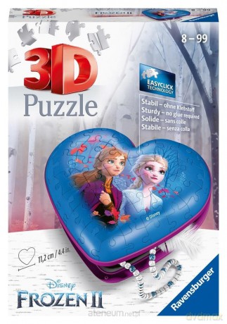 Puzzle 3D Serce Kraina Lodu 2 [PUZZLE]