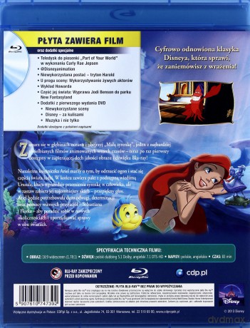 Mała Syrenka (Disney) [Blu-Ray]