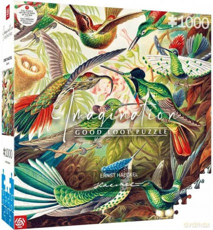 Puzzle Imagination 1000 Ernst Haeckel - Kolibry [PUZZLE]