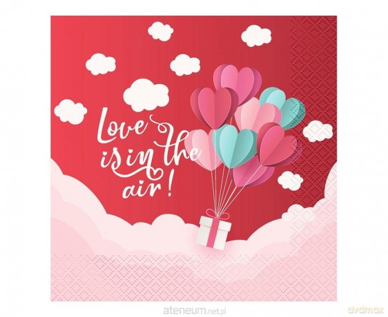 Serwetki Love 33x33 cm 20 szt