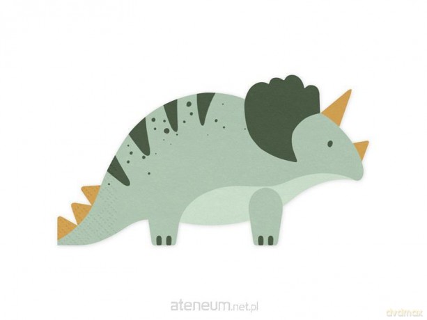 Serwetki Triceratops 18x10 cm 12 szt