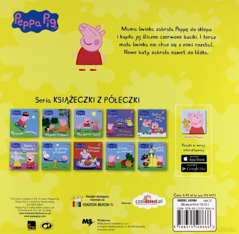 Świnka Peppa. Zabawy w Wielkie Sprawy nr 22: Czerwone buciki