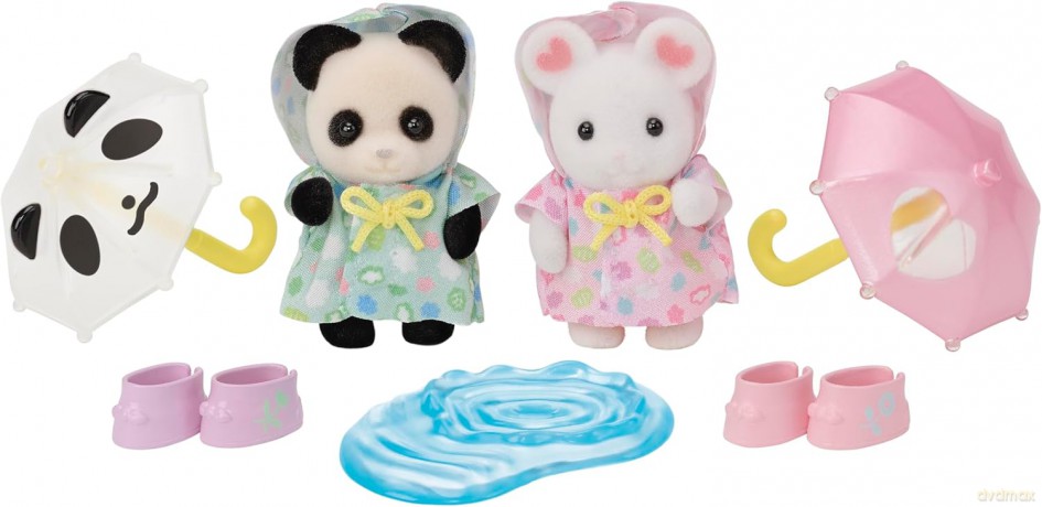 Specer z parasolkami Baby Trio [FIGURKA]