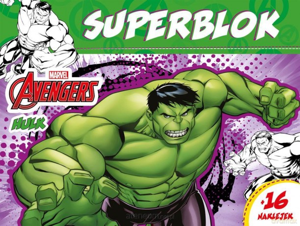 Superblok. Marvel Avengers Hulk [KSIĄŻKA]