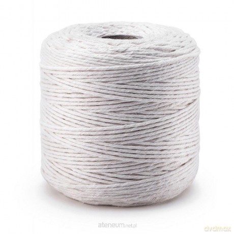 Sznurek bawełniany do makramy biały 2mm 500g